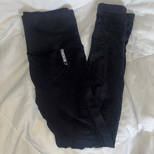 gymshark leggings with open lattice style sides. 🖤